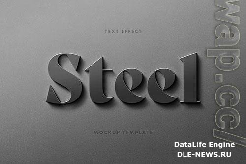 Sharp Steel Logo Mockup