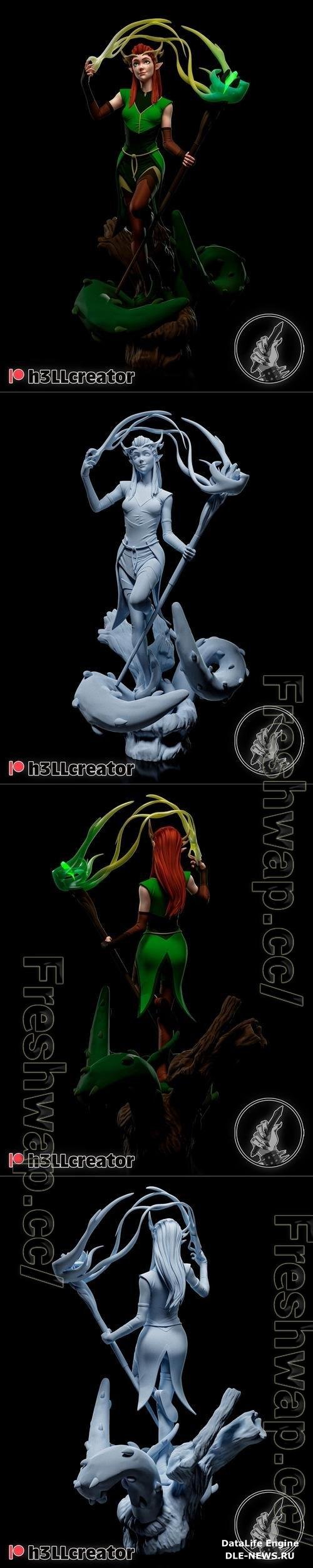 h3LL Creator - Keyleth and Bust 3D Print