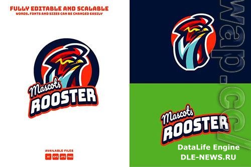 Chicken Rooster mascots Logo