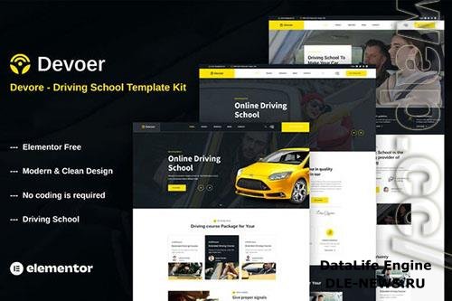 ThemeForest - Devore - Driving School Elementor Template Kit/40382437