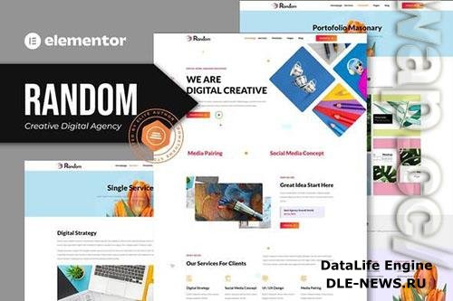 ThemeForest - Random - Creative Digital Agency Elementor Template Kit/40473090