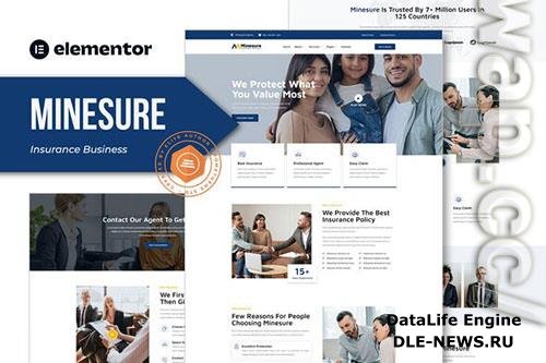 ThemeForest - Minesure - Insurance Business Elementor Template Kit/39744208