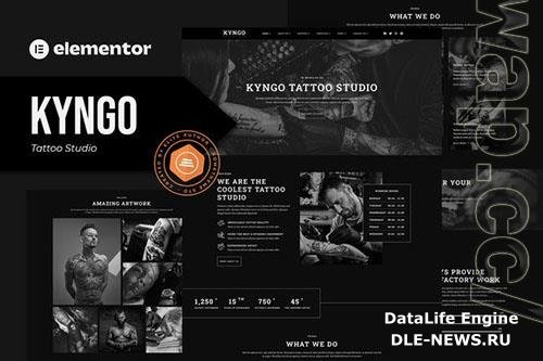 ThemeForest - Kyngo - Tattoo Studio Elementor Template Kit/39744233