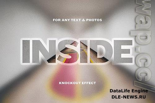 Knockout Blur Text Effect