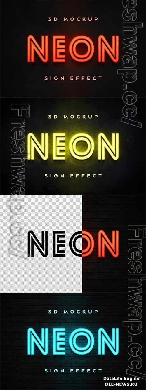 Neon Sign Effect