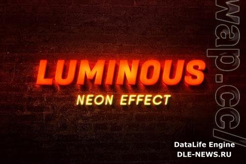 Luminous Neon Text Effect