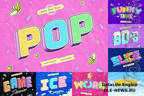 Pop Art Text Effects PSD