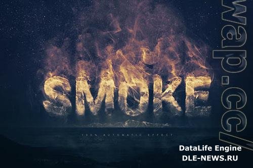 Smoke Logo Text Effect