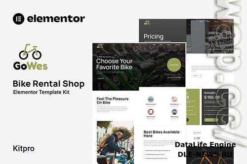 ThemeForest - Gowes - Bike Rental Shop Elementor Template Kit/40657487