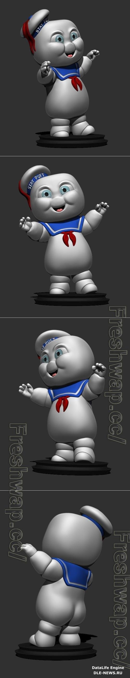 Little Big Head - Stay Puft Marshmallow Man 3D Print