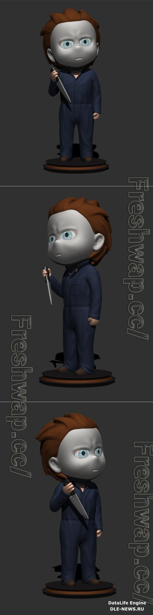 LIttle Big Head - Michael Myers 3D Print