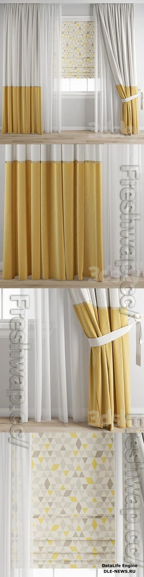 Curtain 338 3D Models