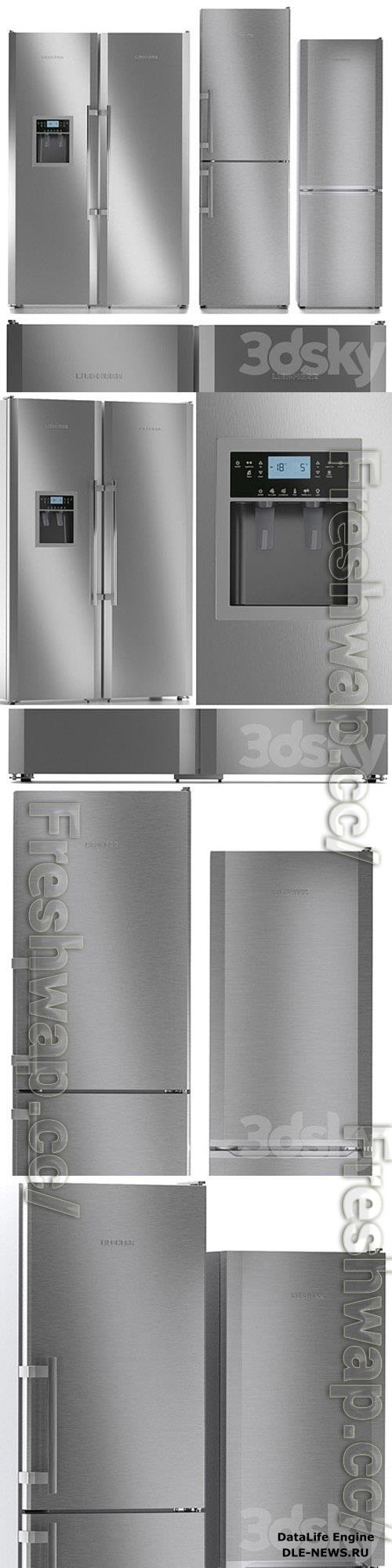 Refrigerator set Liebherr 5 3D Models