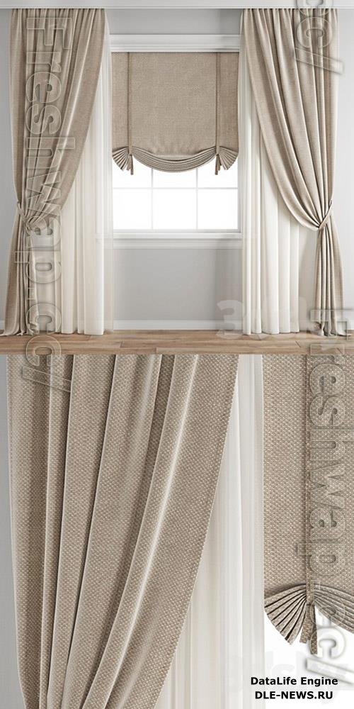 Curtain 306 3D Models