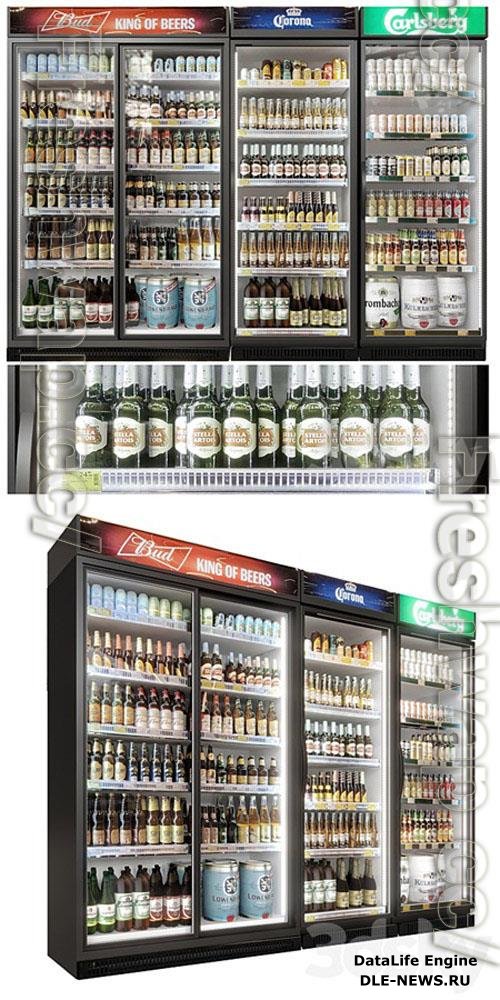 Beer fridge 3D Models