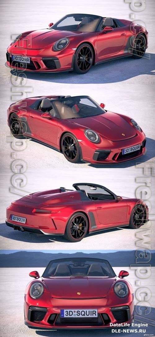 Porsche 911 Speedster 2019 3D Models