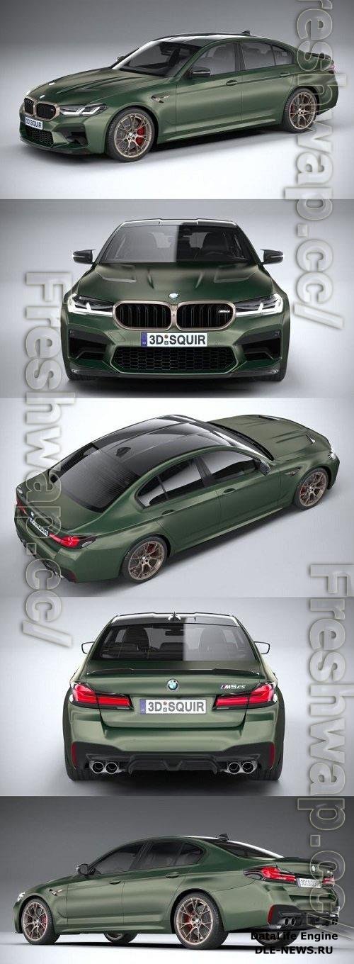 BMW M5 CS 2022 3D Models