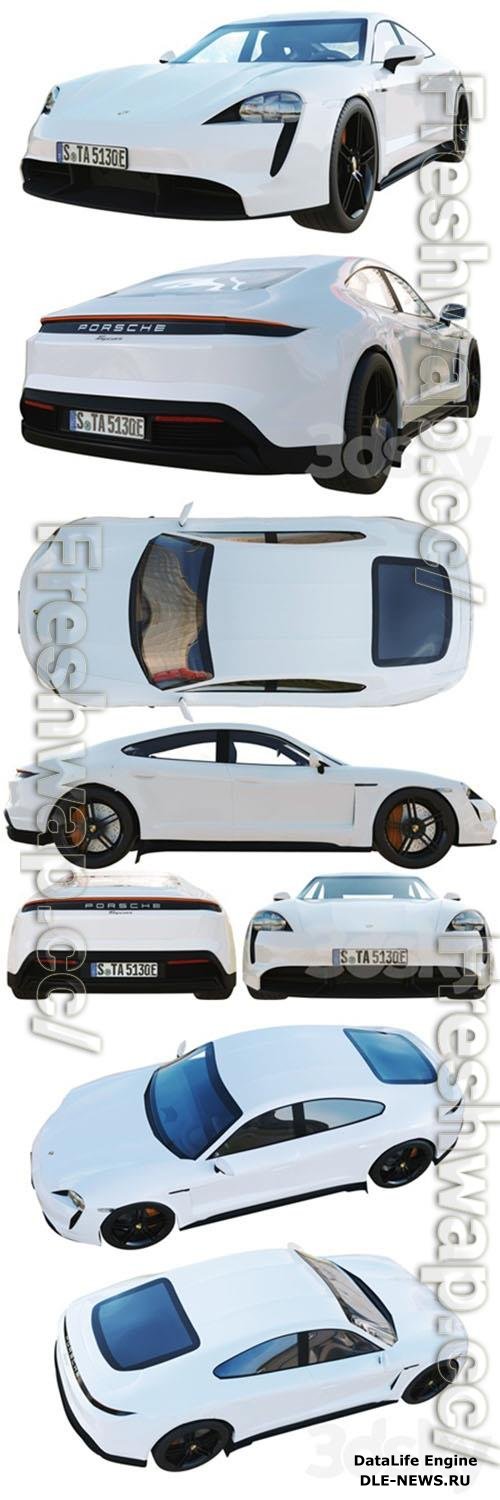Porsche Taycan Turbo S 3D Models