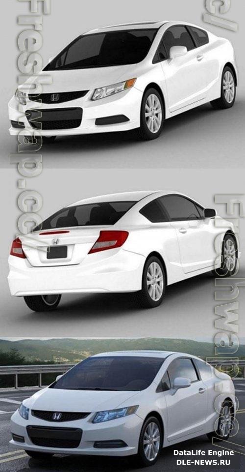 Honda Civic Coupe 2012 3D Models