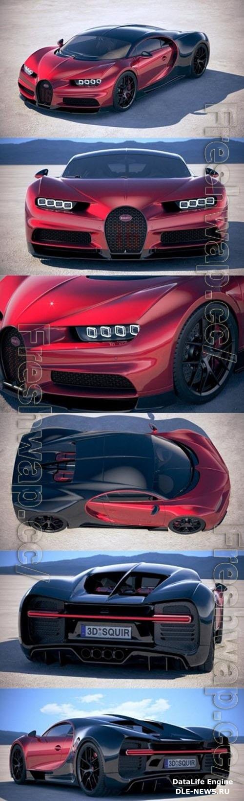Bugatti Chiron Sport 2019 3D Models