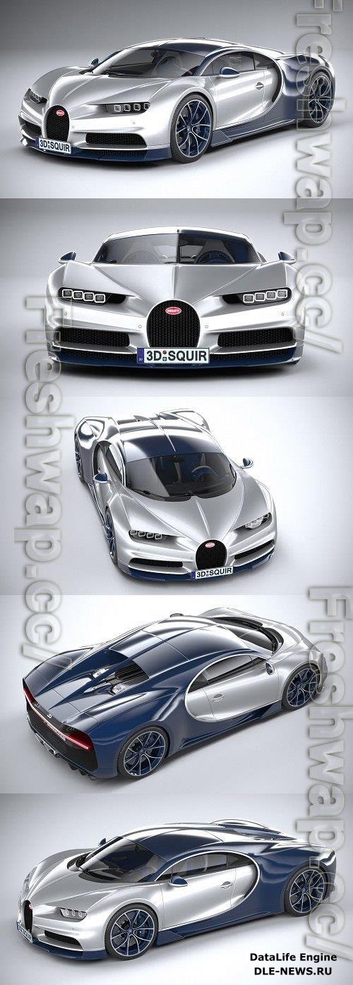 Bugatti Chiron 2020 3D Models