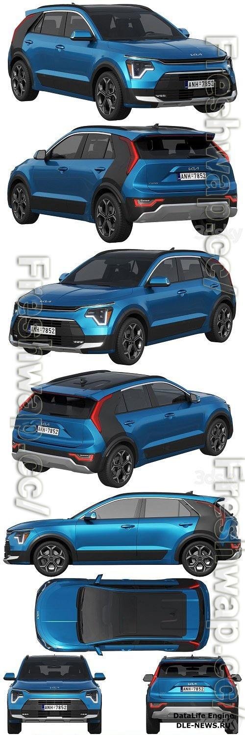 Kia Niro 2023 3D Models