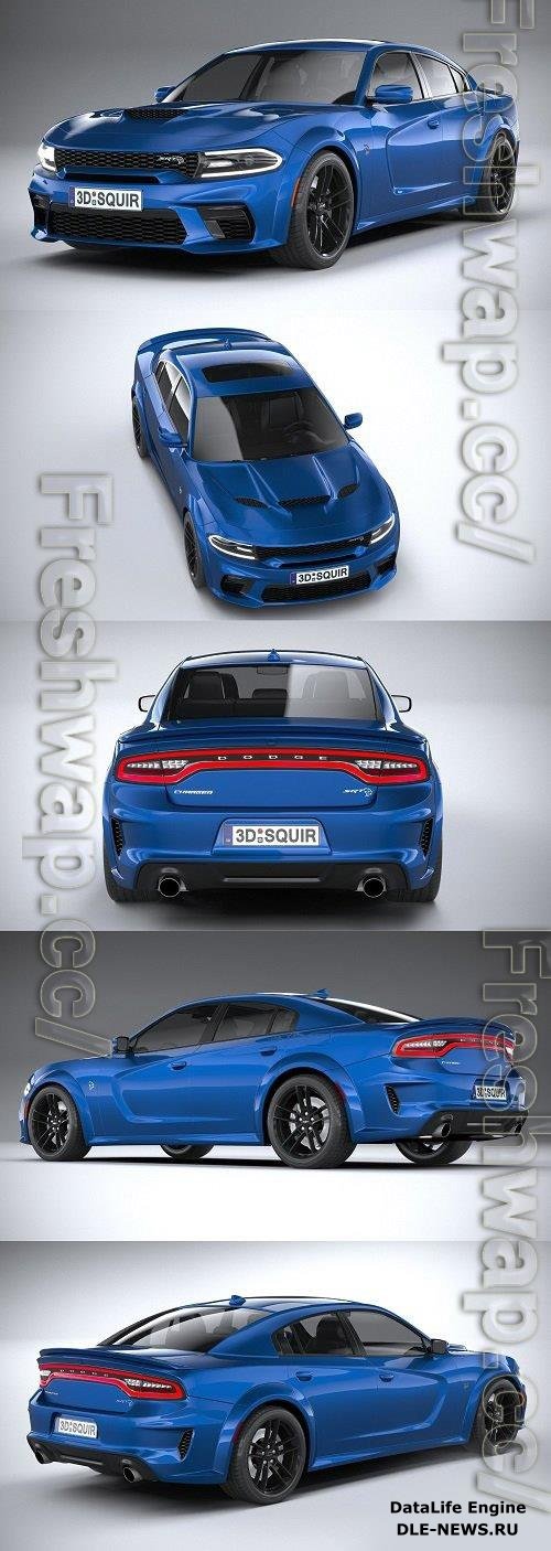 Dodge Charger SRT Hellcat Widebody 2020 3D Models