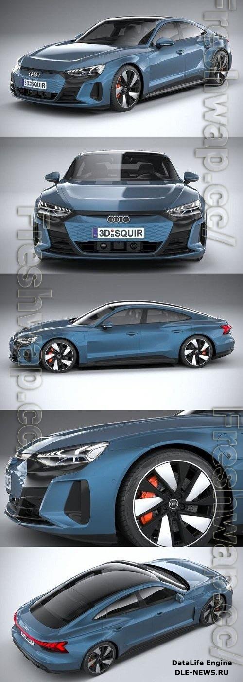 Audi e-tron GT quattro 2022 3D Models