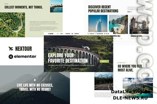 ThemeForest - Nextour - Tour Guide & Travel Agency Elementor Template Kit/41998537