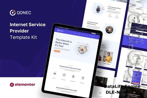 ThemeForest - Qonec - Broadband & Internet Service Provider Template Kit/41917958