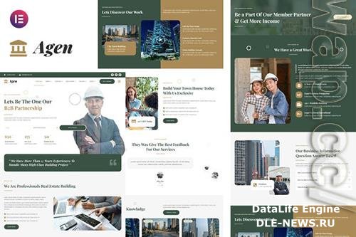 ThemeForest - Agen - Real Estate & Property Developer Elementor Template Kit/41956158