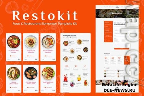 ThemeForest - Restokit - Food & Restaurant Elementor Template Kit/41936067