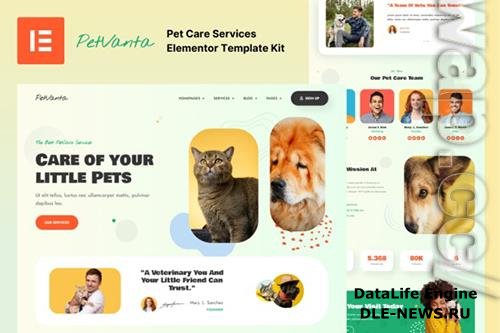 ThemeForest - Petvanta - Pet Care Services Elementor Template Kit/41884086