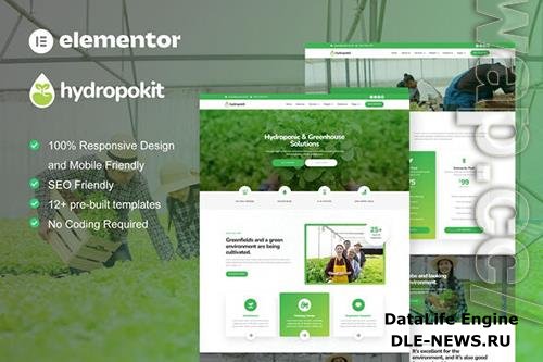 ThemeForest - Hydropokit - Hydroponic & Agriculture Elementor Template Kit/41895918