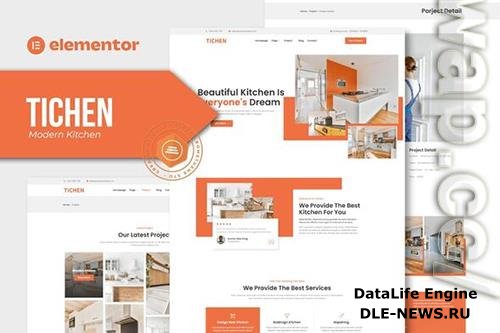 ThemeForest - Tichen - Modern Kitchen Elementor Template Kit/41896003