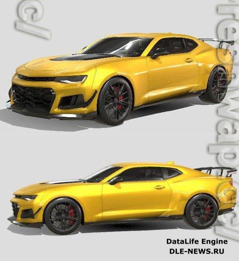 Chevrolet Camaro ZL1 1LE 2021 3D Model