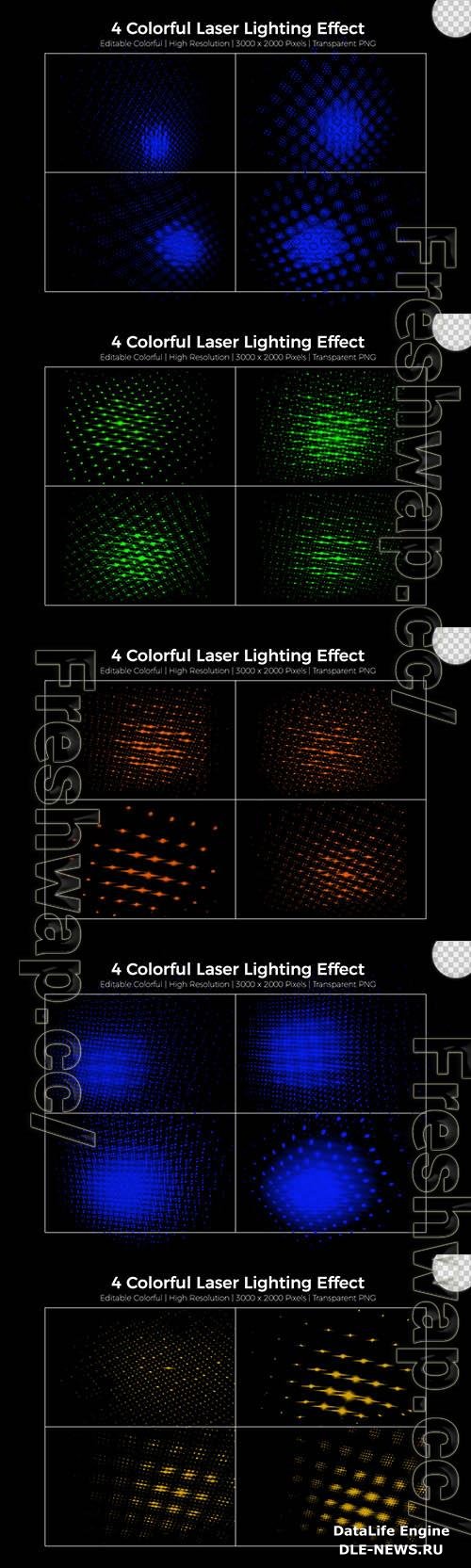 PSD realistic laser lighting effect