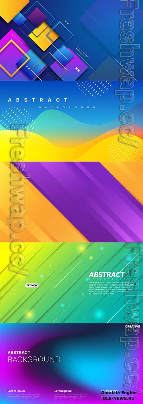 Abstract background vector illustration vol 13