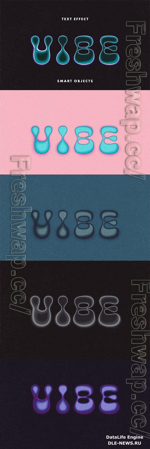 Vibe Text Effect Psd